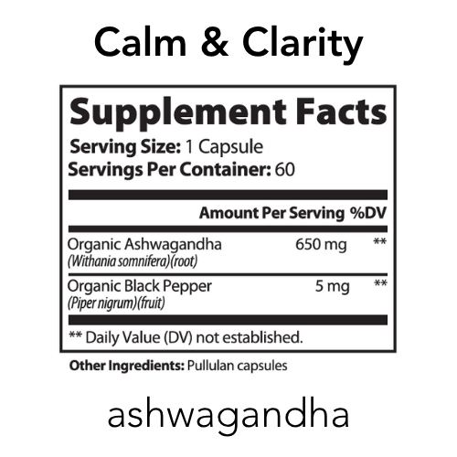 Calm & Clarity / Rest & Restore