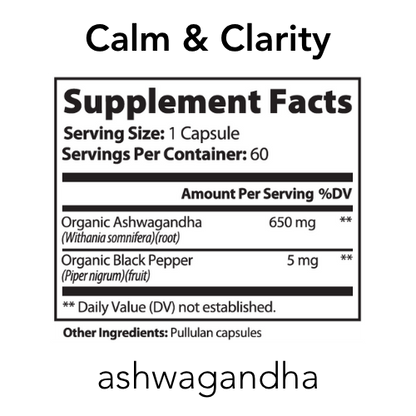 Calm & Clarity / Rest & Restore